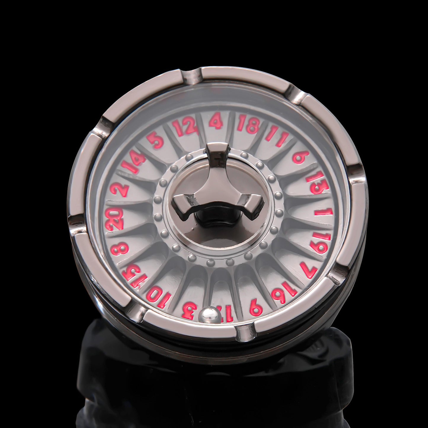 D20 Spinner dice for DND, 7-in-1 Metallic Dragon Dice Set with Gift Case for Dungeons & Dragons and RPG Gifts.