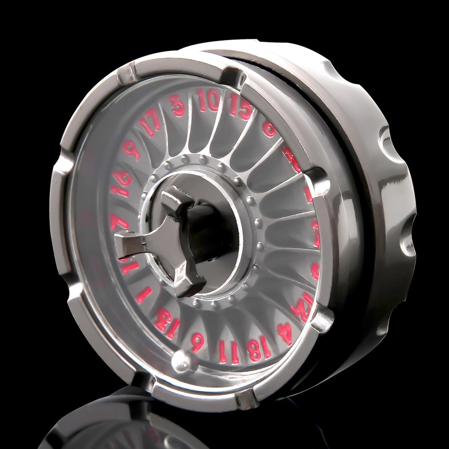 D20 Spinner dice for DND, 7-in-1 Metallic Dragon Dice Set with Gift Case for Dungeons & Dragons and RPG Gifts.