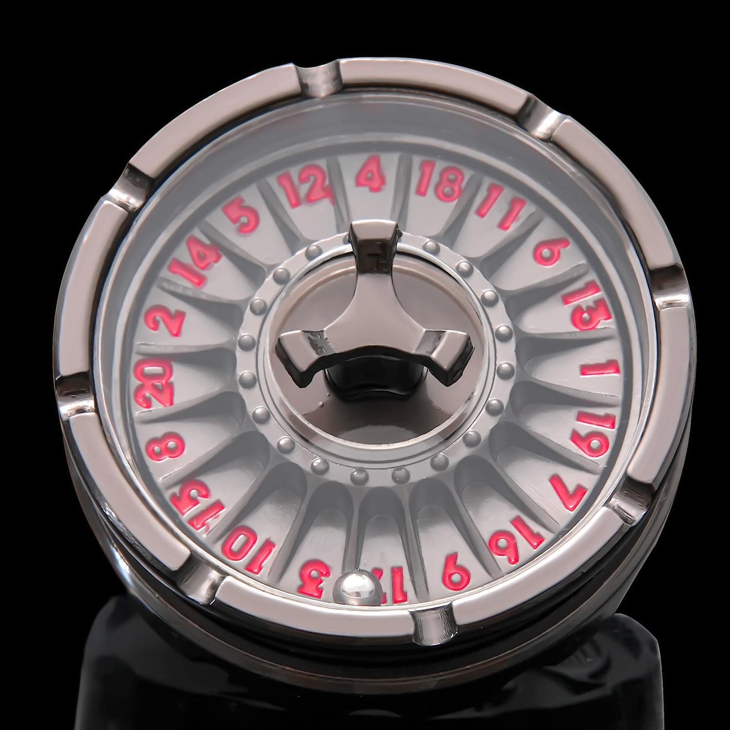 D20 Spinner dice for DND, 7-in-1 Metallic Dragon Dice Set with Gift Case for Dungeons & Dragons and RPG Gifts.