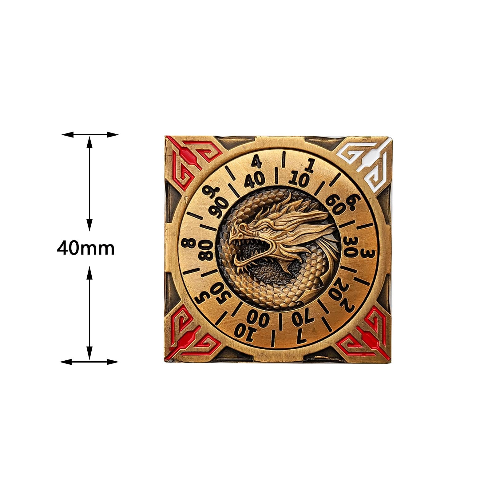 2025 New DND Cube Spinner DICE: 7-in-1 Metal DND Dice Cube – 6-Sided Rotating Polyhedral Dice, Tabletop RPG Accessory for DMs and Player